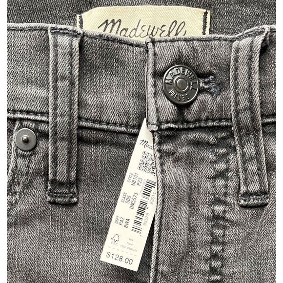 NWT Madewell Petite Stovepipe Jeans in Banberry Wash: Raw-Hem Edition, Size 23P - Picture 8 of 16